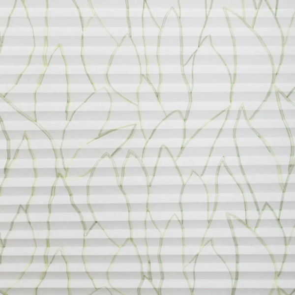 accent vert sur du blanc 672